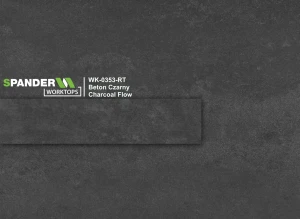 Obrzeże do blatu Kronospan K - 0353 RT Beton  Czarny