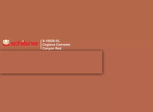 Zaślepka Schilsner  S-10020 VL Ceglana Czerwień