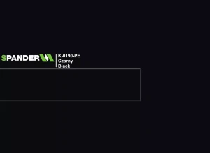 Obrzeże Spander K-0190 PE Czarny - pełna rolka 