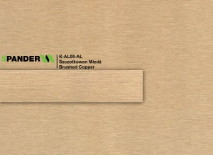 Obrzeże Spander AL05 - Szczotkowana Miedź 