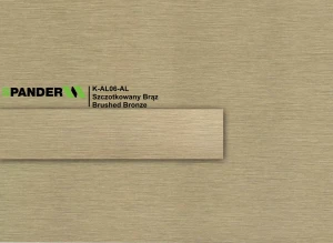 Obrzeże Spander AL06 - Szczotkowany Brąz