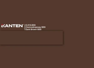 Obrzeże Ekanten Egger E - 818 BS Ciemnobrązowy