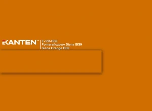 Obrzeże Ekanten Egger E - 350 BS Pomarańczowy Siena