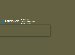 Obrzeże Woodeco W - 2210 SG Zielony Wojskowy - pełne rolki