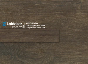 Obrzeże do blatu Woodeco W 3100 RW Dąb Carpenter Coffe