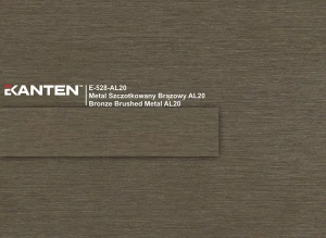 Obrzeże Ekanten Egger E- 528 AL Metal  Szczotkowany  Brązowy(druk cyfrowy)