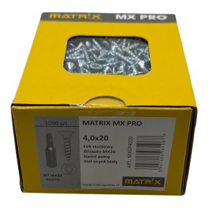 Wkręt do Drewna Matrix MX Pro  4x20 1000szt.
